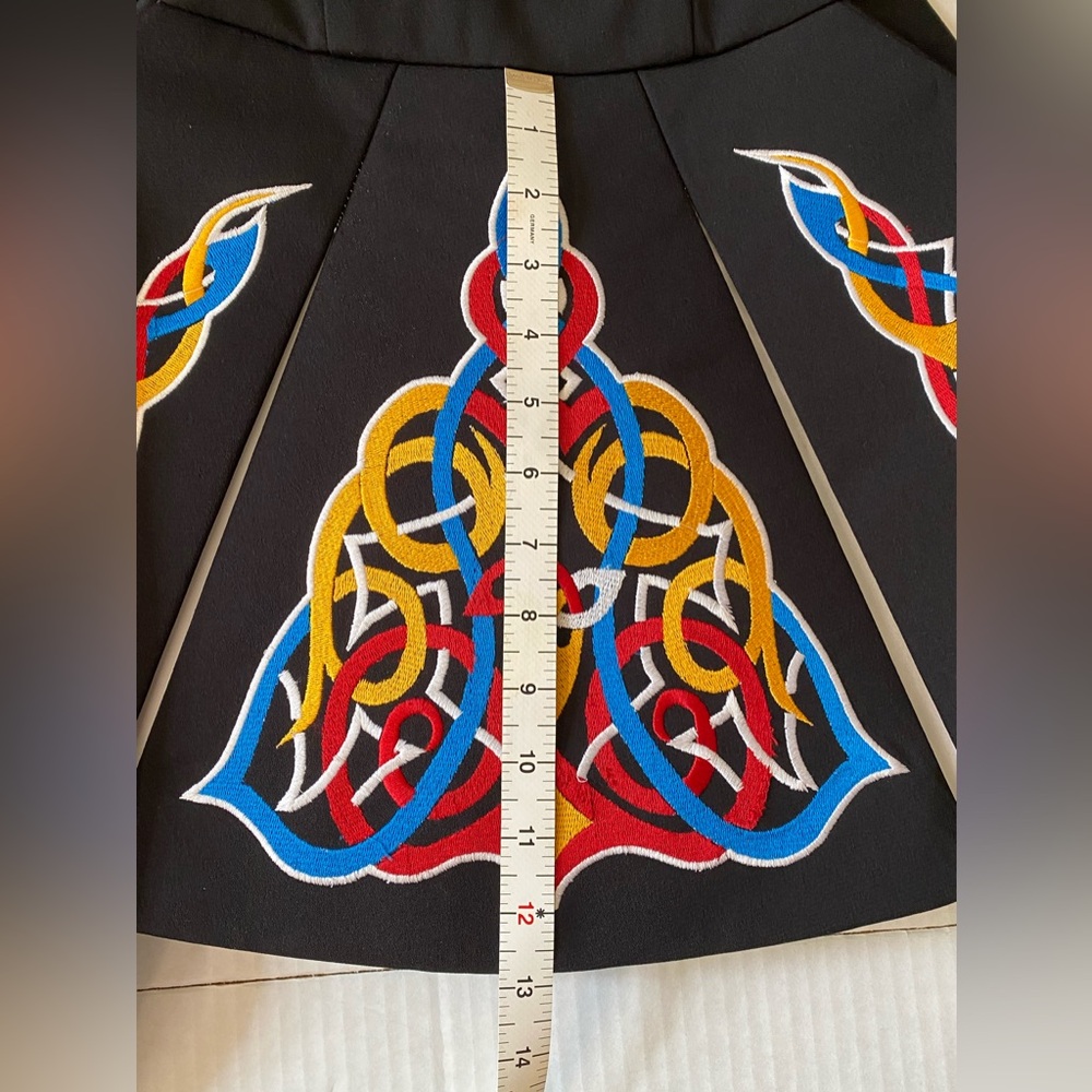 Irish Step Dance Costume with Cape Piece Custom Design Size XS - Picture 11 of 16